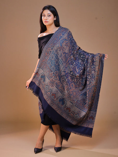 Women's Jamawar Wool Shawl